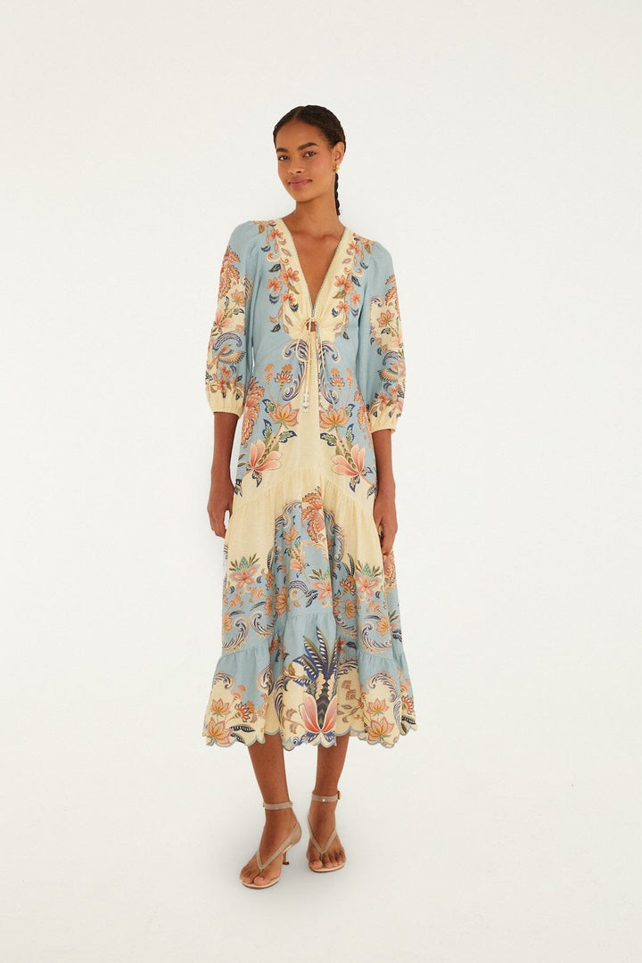 Boho Beauty Butter Maxi Dress — Farm Rio