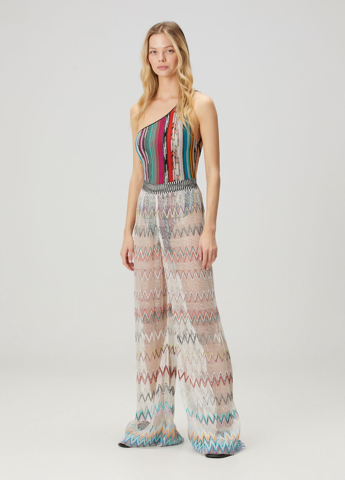 Trousers, zigzag beach pants — SM9MV, main image