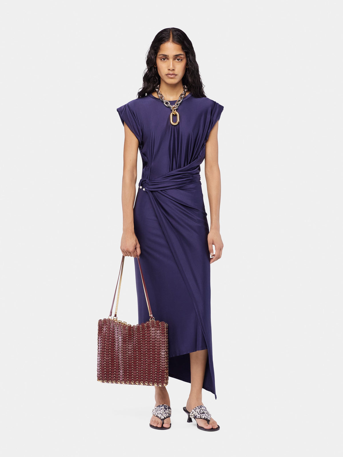 Dress — Navy P481, main image