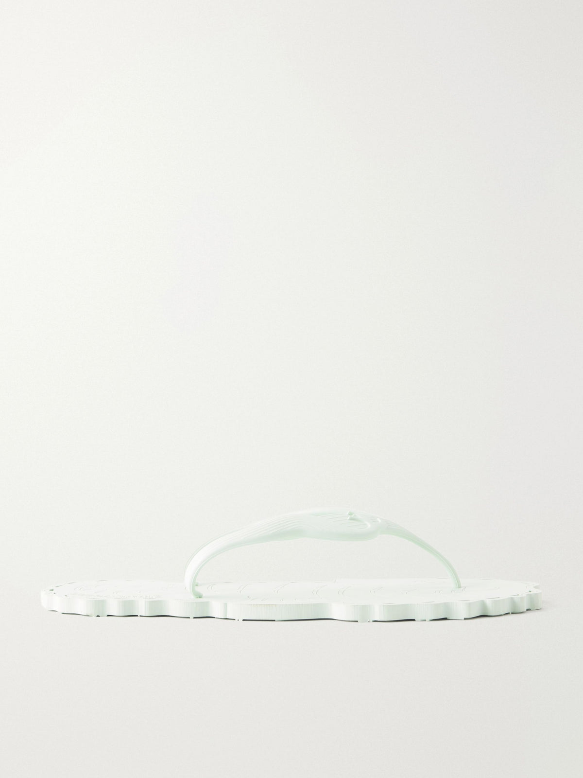 Seafoam Rubber Thong Sandal — Seafoam, main image