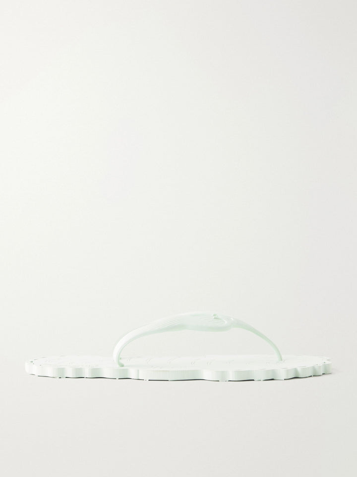 Seafoam Rubber Thong Sandal — Seafoam