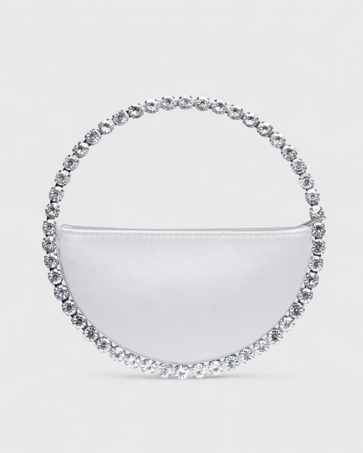 Eternity Clutch — Satin Silver, main image